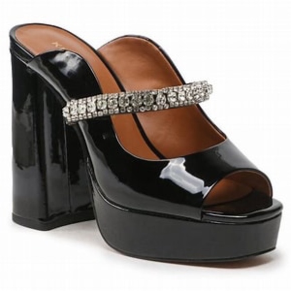 Kurt Geiger Shoes - KURT GEIGER Duke Platform Peep Toe Sandal